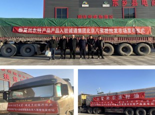 临夏百乐博集团进杏装央企助力脱贫攻坚·推进村落振兴振业”农产品发车典礼