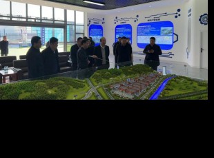 上海市甘肃商会会长范臻一行光临临夏综合物流园调查调研